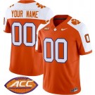 Men's Clemson Tigers Custom Limited Orange Alternate FUSE College Football Jersey