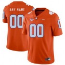 Men's Clemson Tigers Custom Limited Orange College Football Jersey
