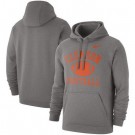 Men's Clemson Tigers Heathered Gray Football Club Pullover Hoodie