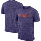 Men's Clemson Tigers Purple Velocity Sideline Legend Performance T Shirt 201063