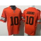Men's Cleveland Browns #10 Quinshon Judkins Limited Orange FUSE Vapor Jersey