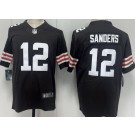 Men's Cleveland Browns #12 Shedeur Sanders Limited Brown Vapor Jersey