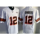 Men's Cleveland Browns #12 Shedeur Sanders Limited White Alternate FUSE Vapor Jersey