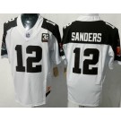 Men's Cleveland Browns #12 Shedeur Sanders Limited White Thanksgiving FUSE Vapor Jersey