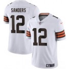 Men's Cleveland Browns #12 Shedeur Sanders Limited White Vapor Jersey