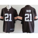 Men's Cleveland Browns #21 Denzel Ward Limited Brown Vapor Jersey
