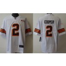 Men's Cleveland Browns #2 Amari Cooper Limited White Alternate Vapor Jersey