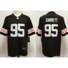 Men's Cleveland Browns #95 Myles Garrett Limited Brown 2020 Vapor Untouchable Jersey