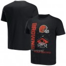 Men's Cleveland Browns Black NFL x Staple World Renowned T Shirt