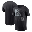 Men's Cleveland Browns Black RFLCTV T Shirt