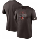 Men's Cleveland Browns Brown Icon Performance T-Shirt