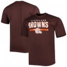 Men's Cleveland Browns Brown Printed T Shirt 302354