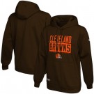 Men's Cleveland Browns Brown School of Hard Knocks Pullover Hoodie