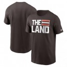 Men's Cleveland Browns Brown The Land Local Essential T Shirt