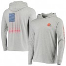 Men's Cleveland Browns Gray Vineyard Vines Hoodie Long Sleeve T Shirt