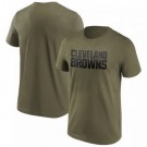 Men's Cleveland Browns Olive Legacy T Shirt