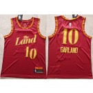 Men's Cleveland Cavaliers #10 Darius Garland Red 2023 City Icon Swingman Jersey