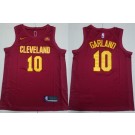 Men's Cleveland Cavaliers #10 Darius Garland Red Icon Sponsor Swingman Jersey