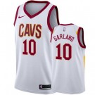 Men's Cleveland Cavaliers #10 Darius Garland White Icon Hot Press Jersey
