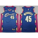 Men's Cleveland Cavaliers #45 Donovan Mitchell Navy Classic Sponsor Swingman Jersey
