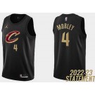 Men's Cleveland Cavaliers #4 Evan Mobley Black 2022 Statement Icon Hot Press Jersey