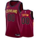 Men's Cleveland Cavaliers Custom Red Icon Hot Press Jersey
