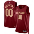 Men's Cleveland Cavaliers Customized Red 2022 Icon Swingman Jersey