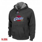 Men's Cleveland Cavaliers Dark Grey Printed Pullover Hoodie