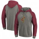 Men's Cleveland Cavaliers Gray Red Printed Pullover Hoodie