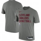 Men's Cleveland Cavaliers Gray Sideline Legend Performance Practice T Shirt