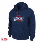 Men's Cleveland Cavaliers Navy Blue Printed Pullover Hoodie