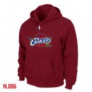 Men's Cleveland Cavaliers Red Printed Pullover Hoodie
