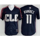 Men's Cleveland Guardians #11 Jose Ramirez Navy 2024 City Connect Limited Jersey
