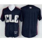 Men's Cleveland Guardians Blank Navy 2024 City Connect Limited Jersey