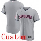 Men's Cleveland Guardians Customized Gray Authentic Jersey