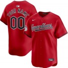 Men's Cleveland Guardians Customized Red Limited Jersey