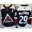 Men's Colorado Avalanche #29 Nathan MacKinnon Navy Authentic Jersey