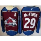 Men's Colorado Avalanche #29 Nathan MacKinnon Red Authentic Jersey