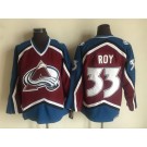 Men's Colorado Avalanche #33 Patrick Roy Red Retro Jersey