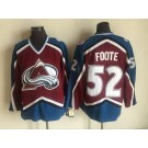 Men's Colorado Avalanche #52 Adam Foote Red Retro Jersey