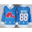 Men's Colorado Avalanche #88 Martin Necas Blue Alternate Authentic Jersey