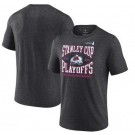 Men's Colorado Avalanche Gray 2022 Stanley Cup Playoffs Playmaker T Shirt