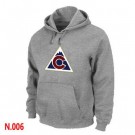 Men's Colorado Avalanche Grey Printed Pullover Hoodie