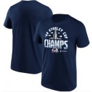 Men's Colorado Avalanche Navy Stanley Cup Champions 2022 Champs Graphic T Shirt