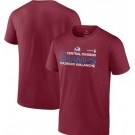 Men's Colorado Avalanche Red 2022 Central Division Champions T Shirt