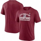 Men's Colorado Avalanche Red 2022 Stanley Cup Champions Slap Shot Tri Blend T Shirt
