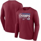Men's Colorado Avalanche Red 2022 Stanley Cup Champions Winger Long Sleeve T Shirt