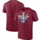 Men's Colorado Avalanche Red Conference Champions 2022 Full Strength Graphic T Shirt