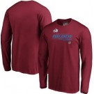 Men's Colorado Avalanche Red Pro Core Collection Prime Long Sleeve T Shirt