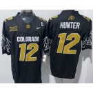 Men's Colorado Buffaloes #12 Travis Hunter Limited Black 2024 College Football Jersey
